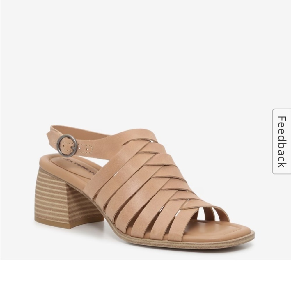 Lucky Brand Jacina Leather Sandal l Women’s size 8.5 sandal shoes
